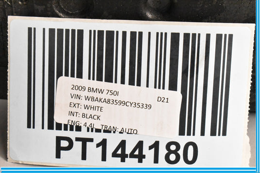 09-12 BMW 750i F01 F02 Front Bumper Reinforcement Impact Bar Support Oem