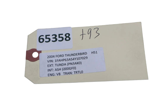 02-05 Ford Thunderbird Right Side Inner Door Sill Trim Cover Tunda Oem