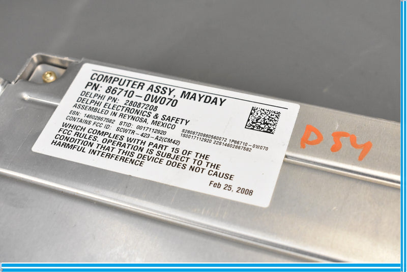 Load image into Gallery viewer, 07-09 Lexus LS460 Mayday Communication Computer Control Module 86710-0W070 Oem
