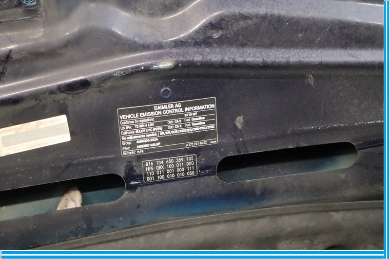 Load image into Gallery viewer, 10-13 Mercedes W212 E350 E550 Hood Bonnet Shell Cover Panel Blue Oem
