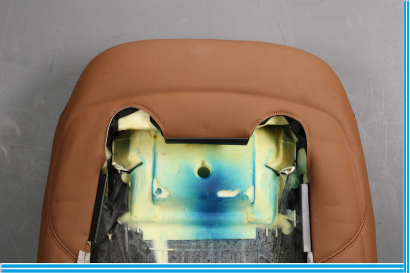 Load image into Gallery viewer, 14-17 Maserati Ghibli Front Right Side Top Upper Seat Cushion Cover Brown Oem
