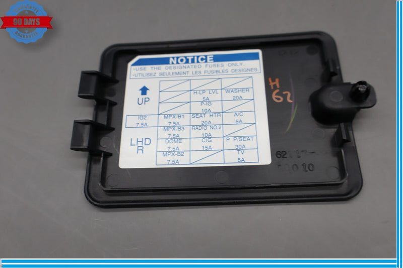 Load image into Gallery viewer, 02-10 Lexus SC430 Interior Fuse Junction Block Lid Trim Cover Black Oem
