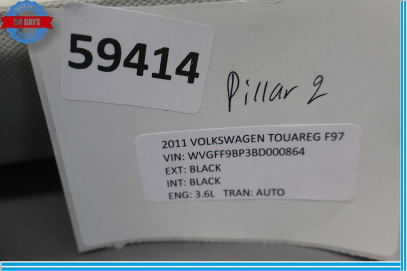 Load image into Gallery viewer, 11-18 Volkswagen VW Touareg Front Right Side Upper A Pillar Trim Panel Oem
