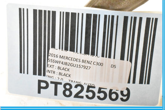 16-19 MERCEDES C300 2.0L Turbo/Supercharger 2740903280 OEM