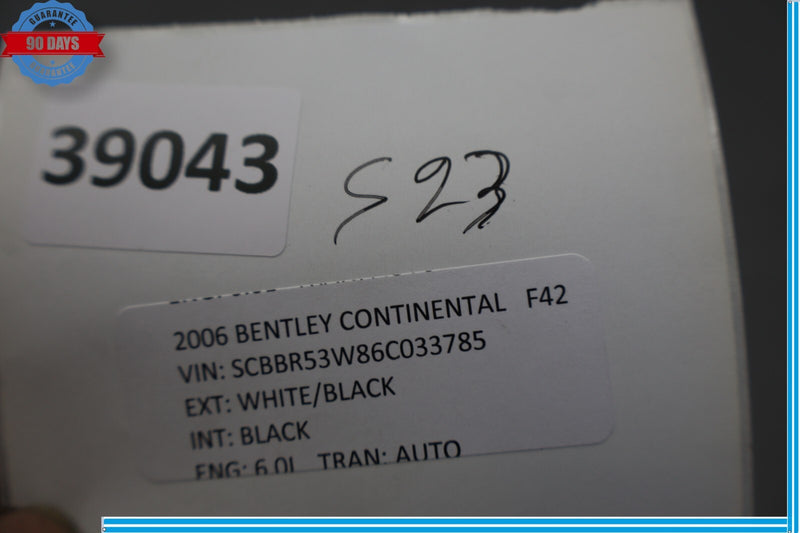 Load image into Gallery viewer, 06-12 Bentley Continental Front Left Driver Side Interior Door Panel Oem
