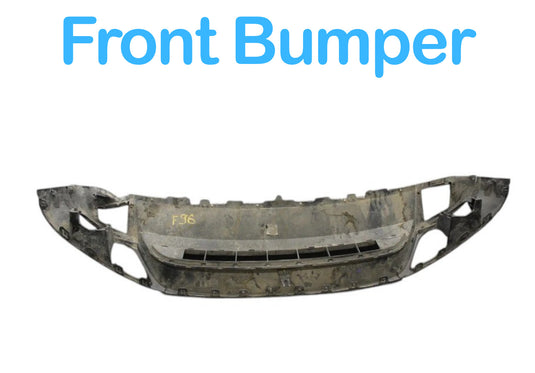 11-14 Volkswagen VW Touareg Front Bumper Lower Valance Cover Panel Black Oem