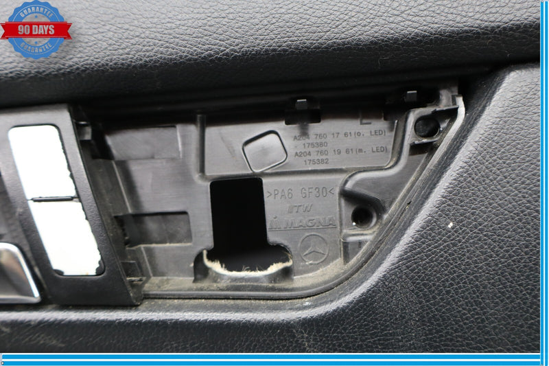 Load image into Gallery viewer, 12-14 Mercedes C250 Front Left Driver Side Interior Door Panel Black Oem
