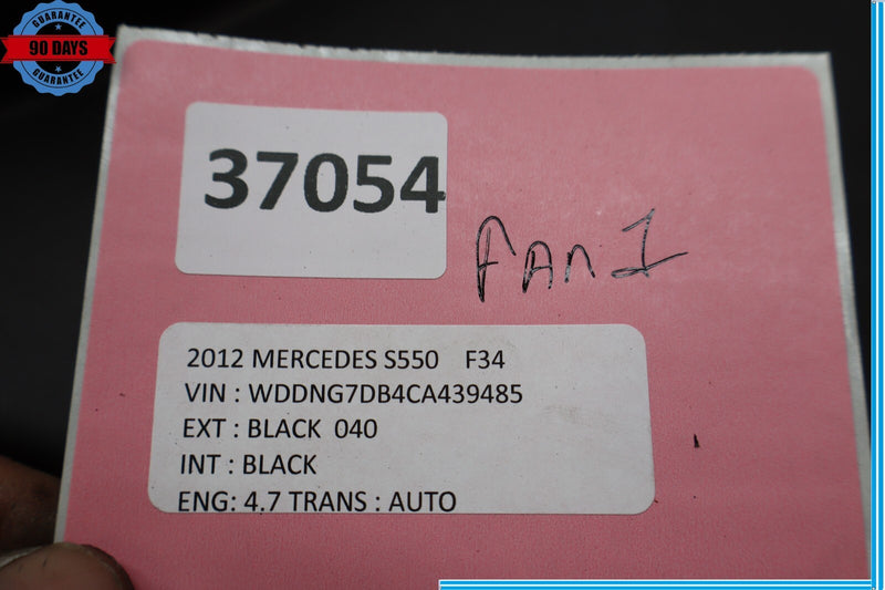 Load image into Gallery viewer, 05-14 Mercedes W221 S63 S550 Engine Radiator Cooling Fan Motor Assembly Oem
