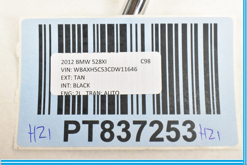 Load image into Gallery viewer, 11-16 BMW 528i 535i 550i F10 Rear Left Leather Headrest Black 7236084 Oem
