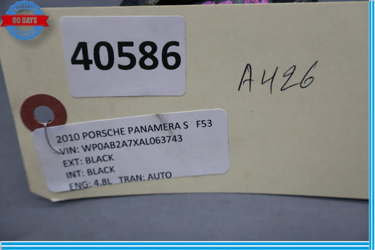 10-16 Porsche Panamera Rear Right Passenger Door Panel Side Extension Trim Oem