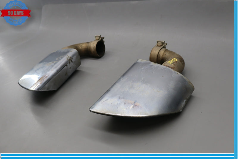 Load image into Gallery viewer, 11-17 Volkswagen Touareg Rear Left &amp; Right Side Exhaust Tail Pipe Tip Oem
