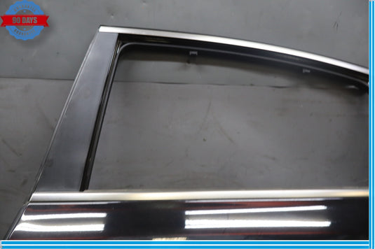 15-16 Hyundai Genesis Rear Left Driver Side Exterior Door Shell Panel Black Oem