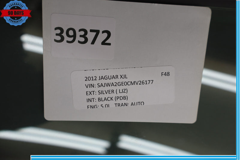 Load image into Gallery viewer, 10-15 Jaguar XJL X351 Rear Right Passenger Side Door Window Glass C2D14854 Oem
