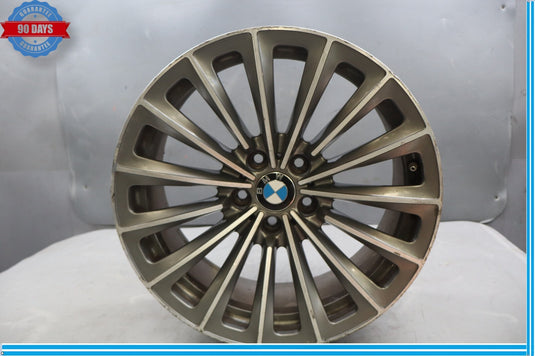 09-16 BMW 535i 740i 750i 8.5x19 19" Wheel Rim Silver R19 6775392 Oem
