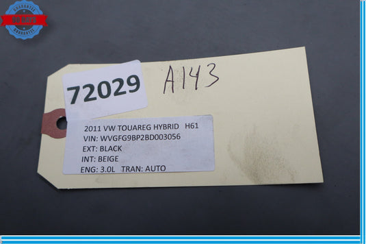 11-17 Volkswagen Touareg Rear Left & Right Side Exhaust Tail Pipe Tip Oem