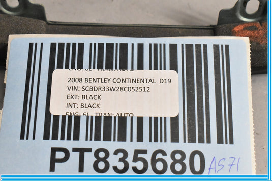 2006-2012 BENTLEY CONTINENTAL FLYING SPUR RIGHT INTERIOR TRIM MOLDING OEM