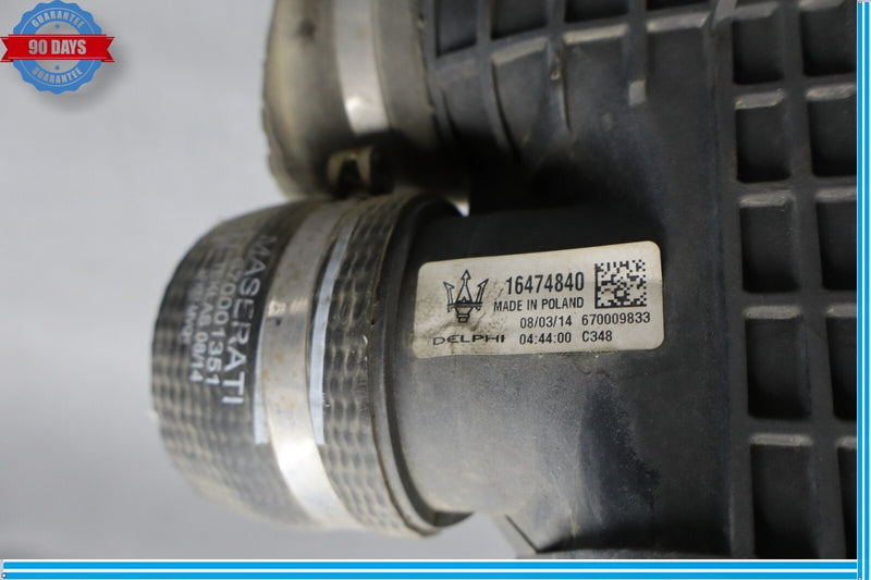 Load image into Gallery viewer, 14-17 Maserati Ghibli Quattroporte 3.0L Right Side Turbocharger Intercooler Oem
