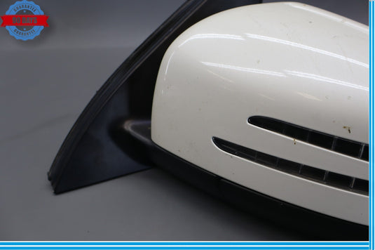 12-16 Mercedes X166 GL450 ML63 Left Side Rear View Door Mirror W/ Blind Spot Oem