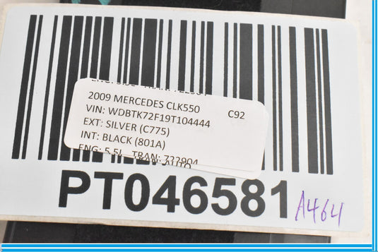 03-09 Mercedes W209 CLK500 Front Right Passenger Side Door Control Module Unit