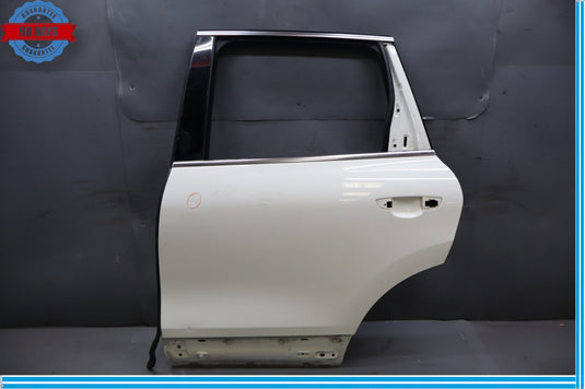 11-18 Porsche Cayenne 958 Hybrid S Rear Left Driver Side Exterior Door Shell Oem