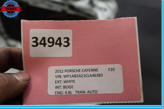 11-14 Porsche Cayenne 958 S Trunk Lid Liftgate Tailgate Hatch Shell Oem