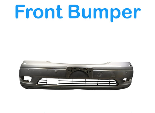 01-03 Lexus XF39 LS430 Front Bumper Cover Panel Assembly Silver Oem
