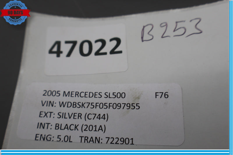 Load image into Gallery viewer, 03-12 Mercedes R230 SL550 Front Left Driver Seat Track Trim Cover Oem
