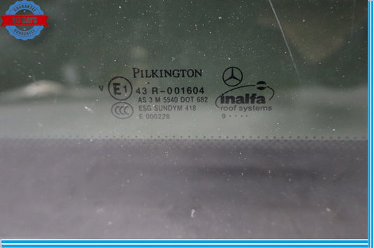 07-13 Mercedes W221 S400 S550 Top Upper Sunroof Sun Roof Glass Panel Oem