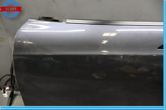 12-15 Tesla Model S Front Left Driver Side Exterior Door Shell Panel Black Oem