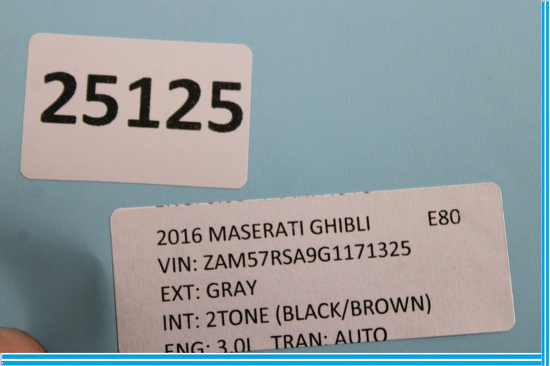 Load image into Gallery viewer, 14-17 Maserati Ghibli Front Right Side Top Upper Seat Cushion Cover Brown Oem
