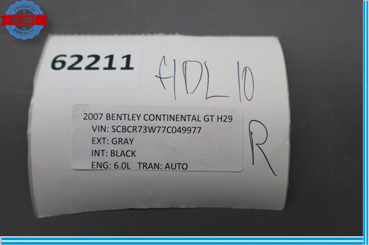 03-07 Bentley Continental GT GTC Flying Spur Right Headlight Lamp Xenon Oem