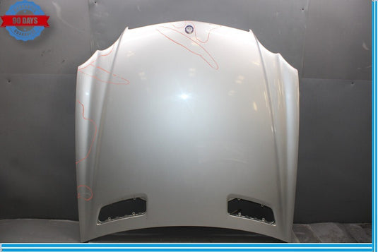03-08 Mercedes R230 SL500 SL550 SL55 AMG Hood Cover Panel Silver (C744) Oem