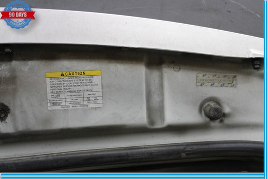 09-14 Hyundai Genesis Front Hood Bonnet Shell Cover Panel White Oem
