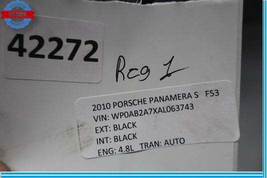 10-16 Porsche Panamera 970 Turbo GTS Front Right Side Door Window Regulator Oem