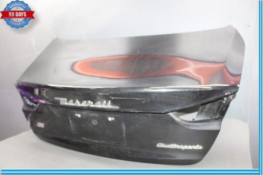 14-17 Maserati Quattroporte Rear Trunk Lid Hatch Gate Black Shell Oem
