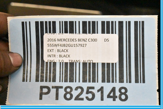 2015 - 2020 MERCEDES C300 FRONT RIGHT SIDE DOOR SHELL PANEL OEM BLACK