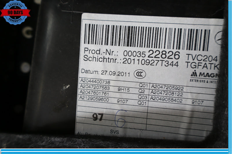Load image into Gallery viewer, 12-14 Mercedes C250 Front Left Driver Side Interior Door Panel Black Oem
