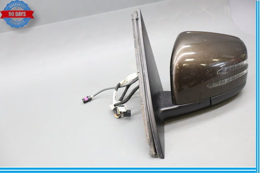 12-16 Mercedes X166 GL550 Left Side Rear View Door Mirror w/ Blind Spot Oem