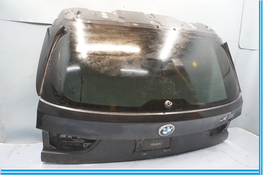 14-18 BMW X5 X6 Rear Trunk Liftgate Back Door Tailgate W/ Window Glass Black Oem