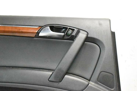 07-09 AUDI Q7 REAR LEFT SIDE DOOR INTERIOR TRIM PANEL BLACK OEM