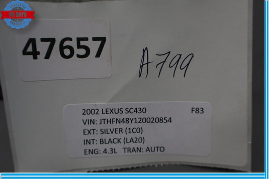 02-03 Lexus SC430 Front Left Driver Side Seat Position Control Module Unit Oem
