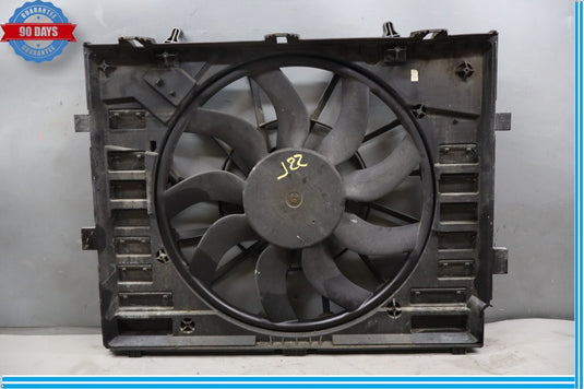11-18 Porsche Cayenne 958 Engine Radiator Cooling Fan Motor Assembly Oem