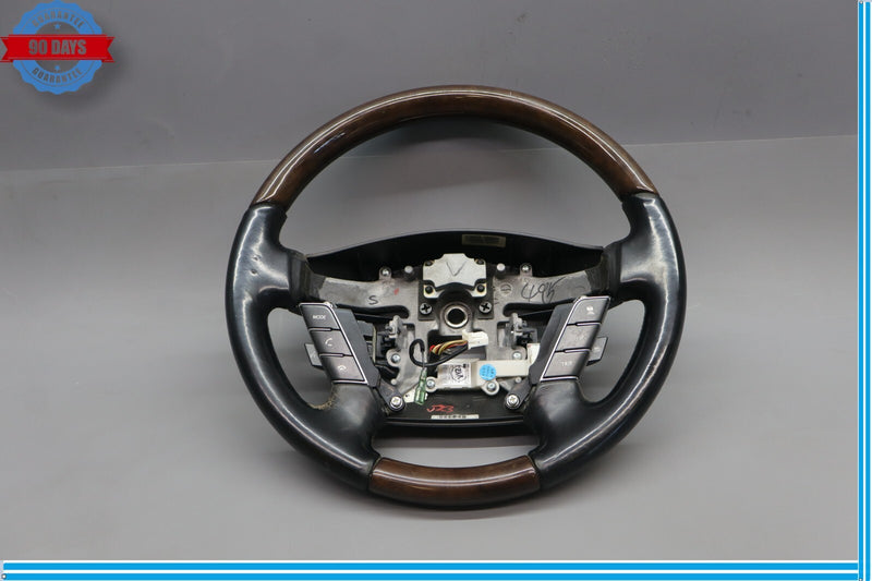 Load image into Gallery viewer, 11-13 Hyundai Equus SIG Front Steering Wheel Black Leather 561003N200 Oem
