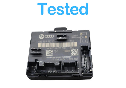 11-18 Audi A8 Quattro S8 Front Left Side Door Window Control Module Unit OEM