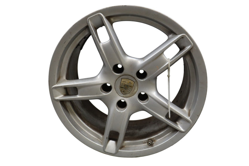 Load image into Gallery viewer, 05-08 Porsche Boxster Cayman 9JX18 18" 5 Spoke Alloy Wheel Rim 98736213800 Oem
