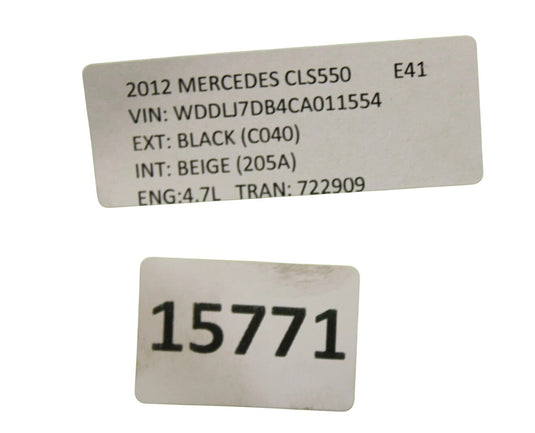 10-18 Mercedes CLS550 CLS63 AMG W218 Rear Suspension Subframe Crossmember Oem