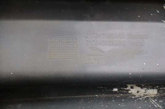 17-19 Jaguar X260 XF Rear Bumper Lower Valance Shell Diffuser Cover Oem