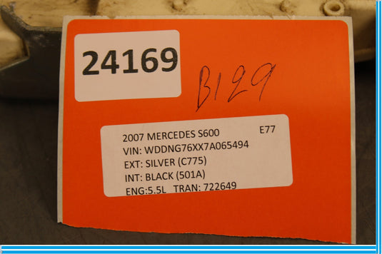 07-13 Mercedes S550 S400 S600 W221 Front Right Side Door Lock Latch Actuator Oem
