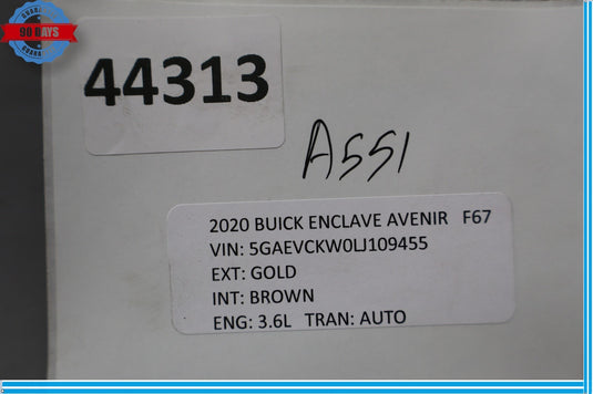 18-21 Buick Enclave Avenir Fuel Pump Computer Control Module Unit Oem