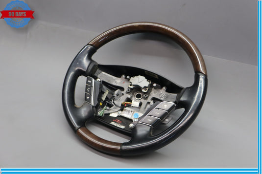 11-13 Hyundai Equus SIG Front Steering Wheel Black Leather 561003N200 Oem